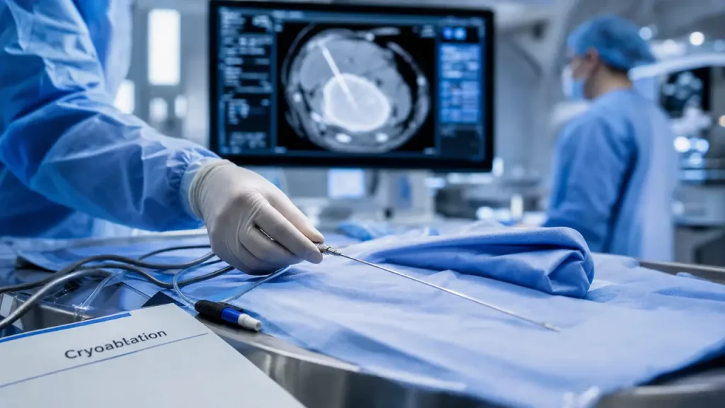 Cryochirurgie : jusqu’à –80 °C pour traiter certaines tumeurs sans incision