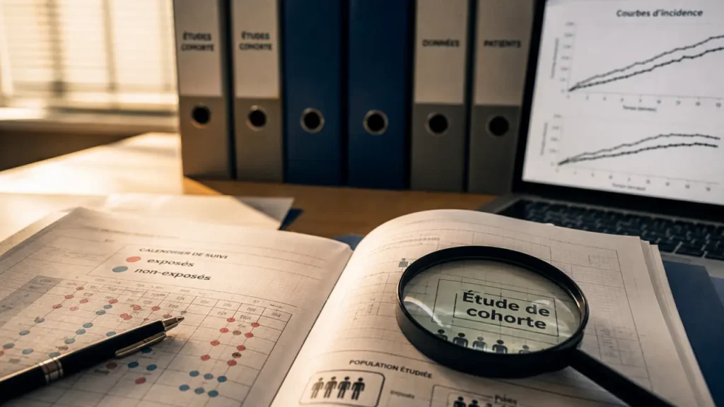 Étude de cohorte : comparer exposés et non-exposés pour mesurer le risque dans le temps