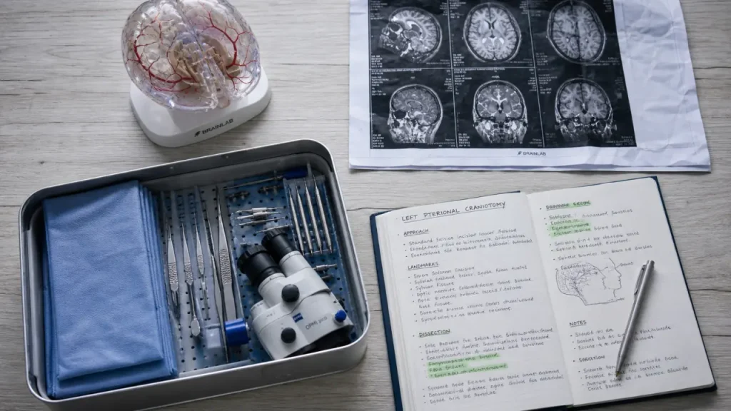 Études de neurochirurgie : 12 ans minimum, internat en 3 phases et DES obligatoire