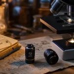 Grossissement microscope à 25 cm : objectif 40x et oculaire 10x