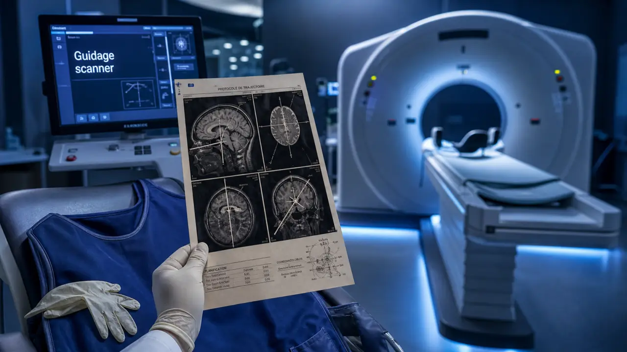 Infiltration sous scanner : plan de guidage pour soulager la douleur