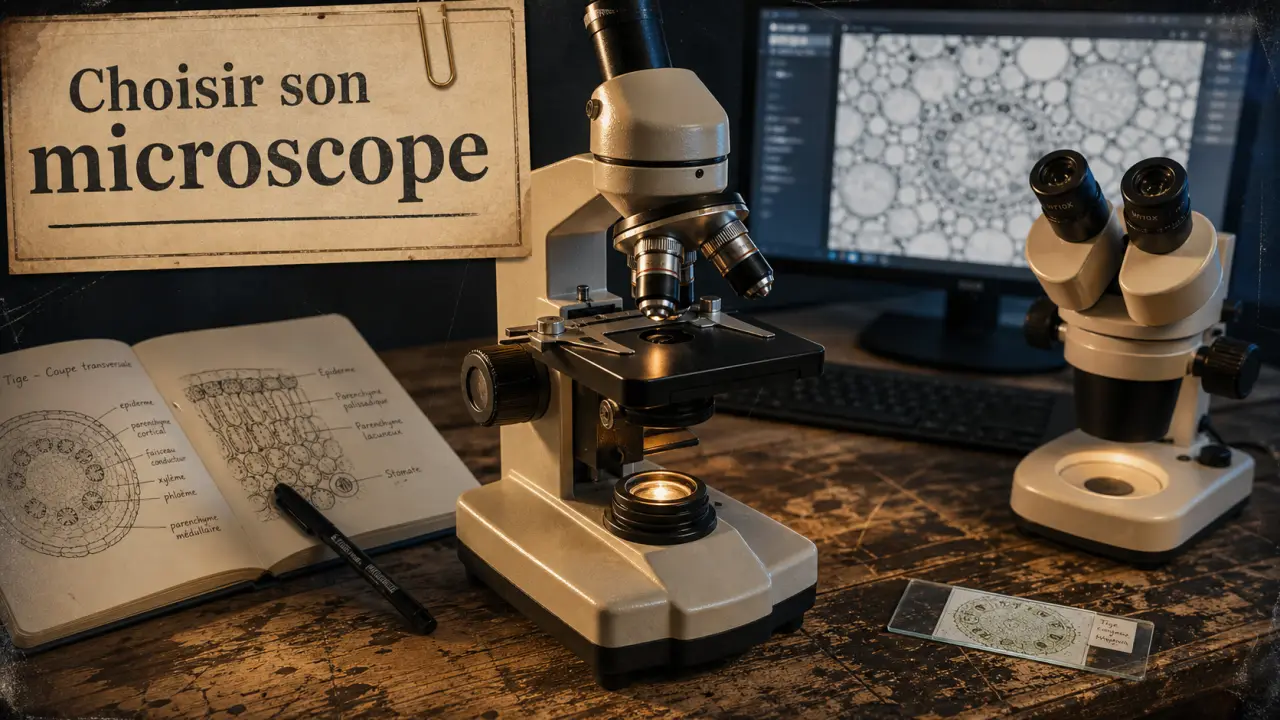 Microscope and types : comparer optique, électronique, numérique