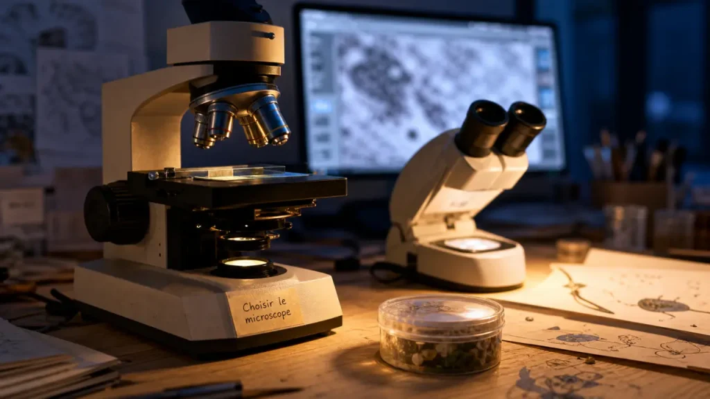 Microscope optique, électronique, numérique : lequel choisir selon l’usage ?