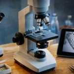 Microscope and types : optique, électronique, numérique en labo