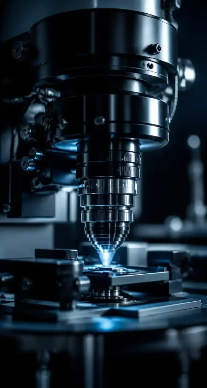 Microscope électronique dans un laboratoire de recherche fondamentale