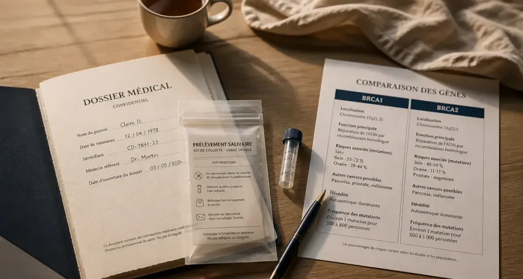 BRCA1 et BRCA2 : deux mutations, des risques et un suivi bien différents