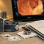 Camera coloscopie : capsule à avaler et boîtier d’enregistrement