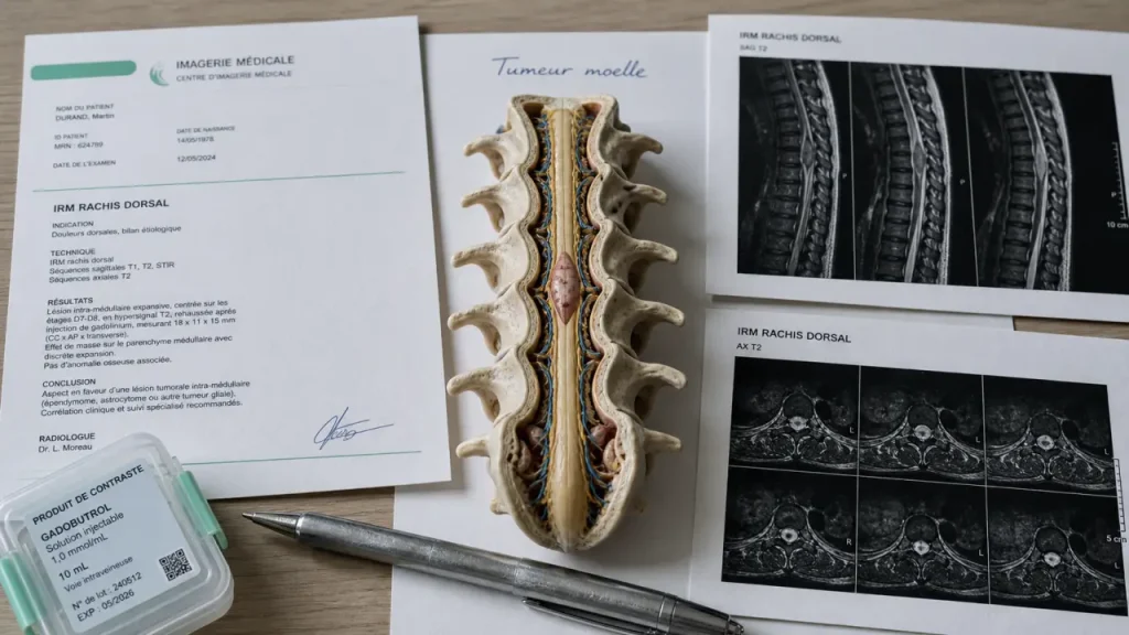 Douleur dorsale, faiblesse, IRM : les repères qui comptent face au cancer de la moelle épinière