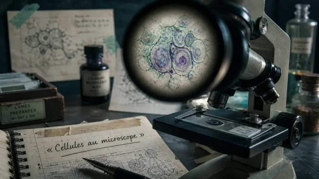 Cellules au microscope : ce que révèlent l’optique, le noyau et l’ultrastructure