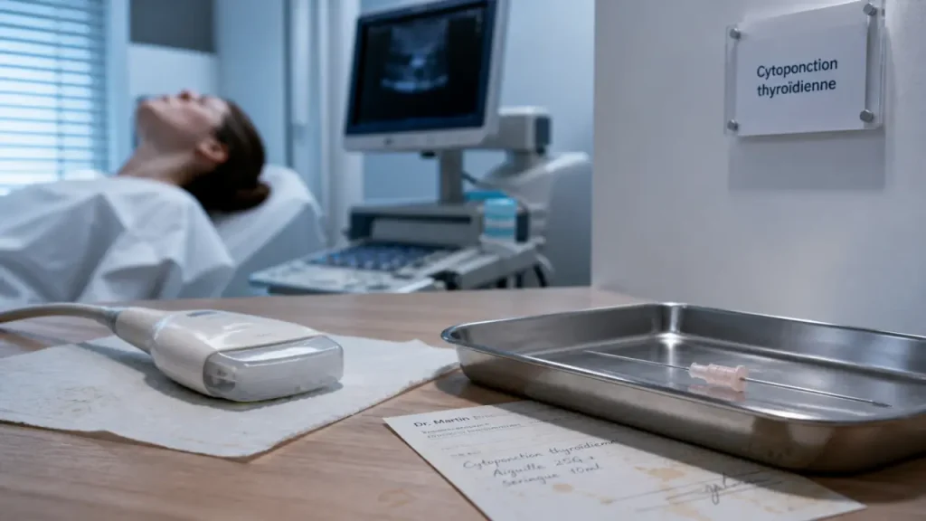 Cytoponction thyroïdienne : 10 à 15 minutes pour analyser un nodule suspect