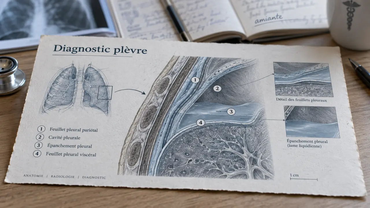 Cancer de la plevre : diagnostic plèvre, épanchement pleural et imagerie
