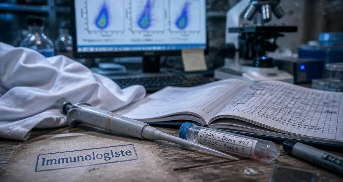 Immunologiste définition : spécialiste réactions du système immunitaire en laboratoire