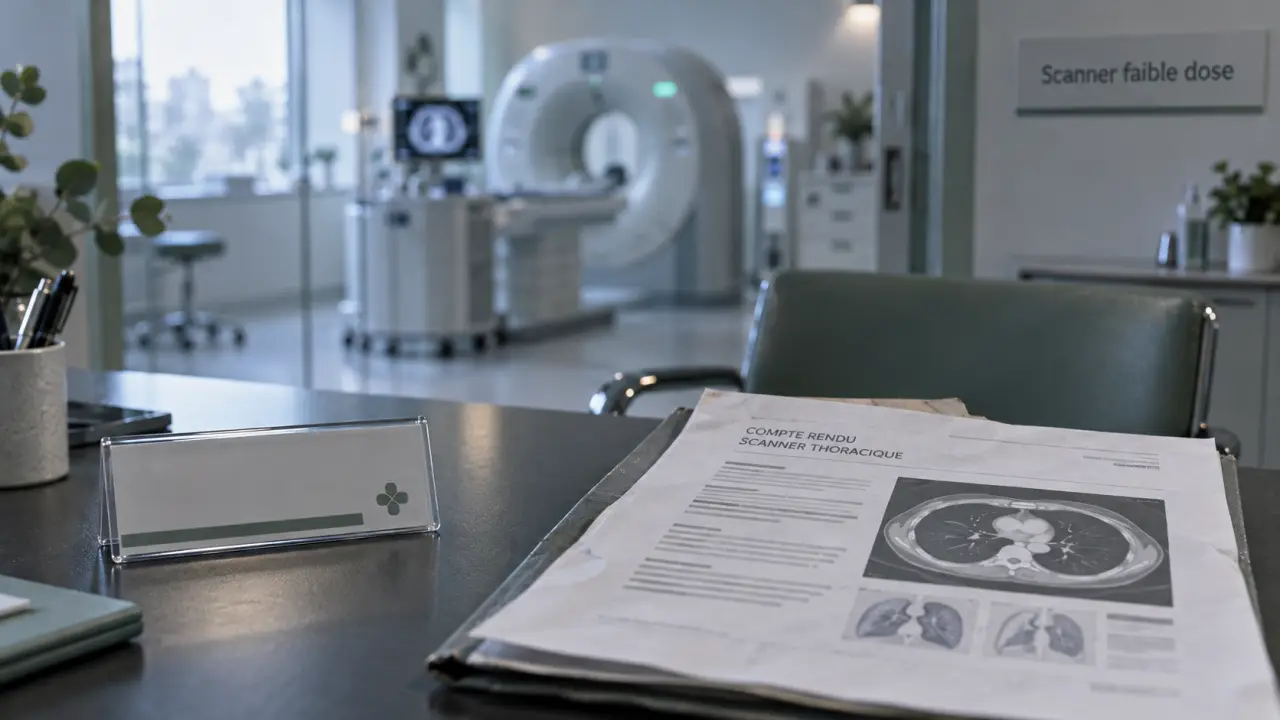 Dépistage cancer poumon : scanner faible dose thoracique